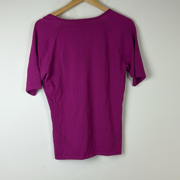 Sportalm Pink Fitted Short Sleeve Knit Tee Size US 10 - Picture 5 of 8